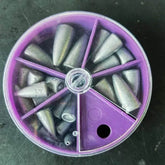 Bullet sinker jig head mixed weight 24pcs/Box - ReelsDeal Fishing Sale NZ - NZ's 1st fishing discount shop