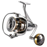 Tica metal cast spinning reel with silver and gold metal body, ReelsDeal Fishing Sale NZ