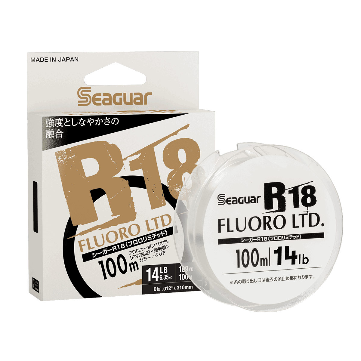 Seaguar JDM R18 Fluoro LTD Flurocarbon line 100m - ReelsDeal Fishing Sale NZ - NZ's 1st fishing discount shop