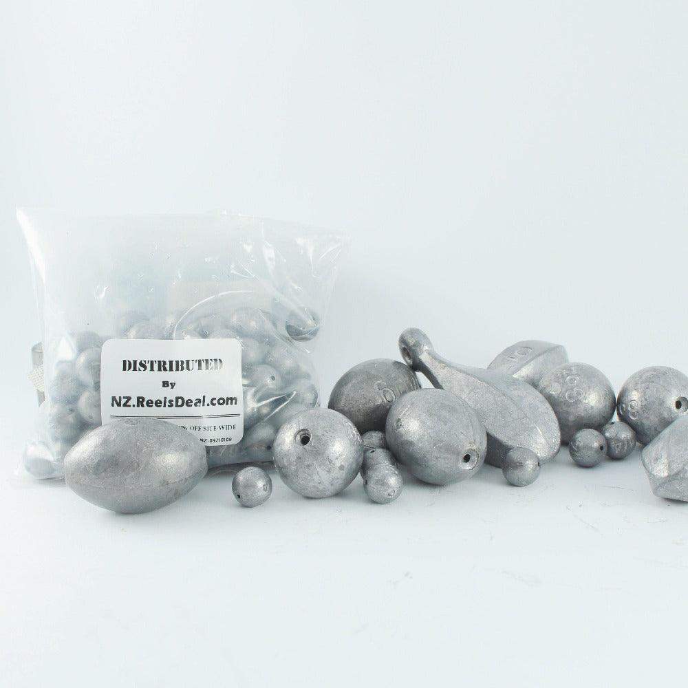 Ball Sinker Value Pack 0.25oz-6oz - ReelsDeal Fishing Sale NZ