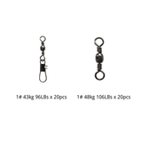 High Quality Barrel Swivels 1# 48kg Value Pack - ReelsDeal Fishing Sale NZ