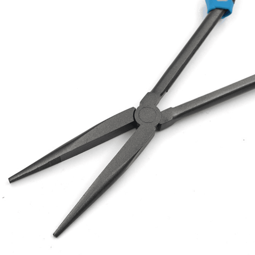 Long Nose/Bent Nose Deep Throat Fishing Plier 11inch - ReelsDeal Fishing Sale NZ