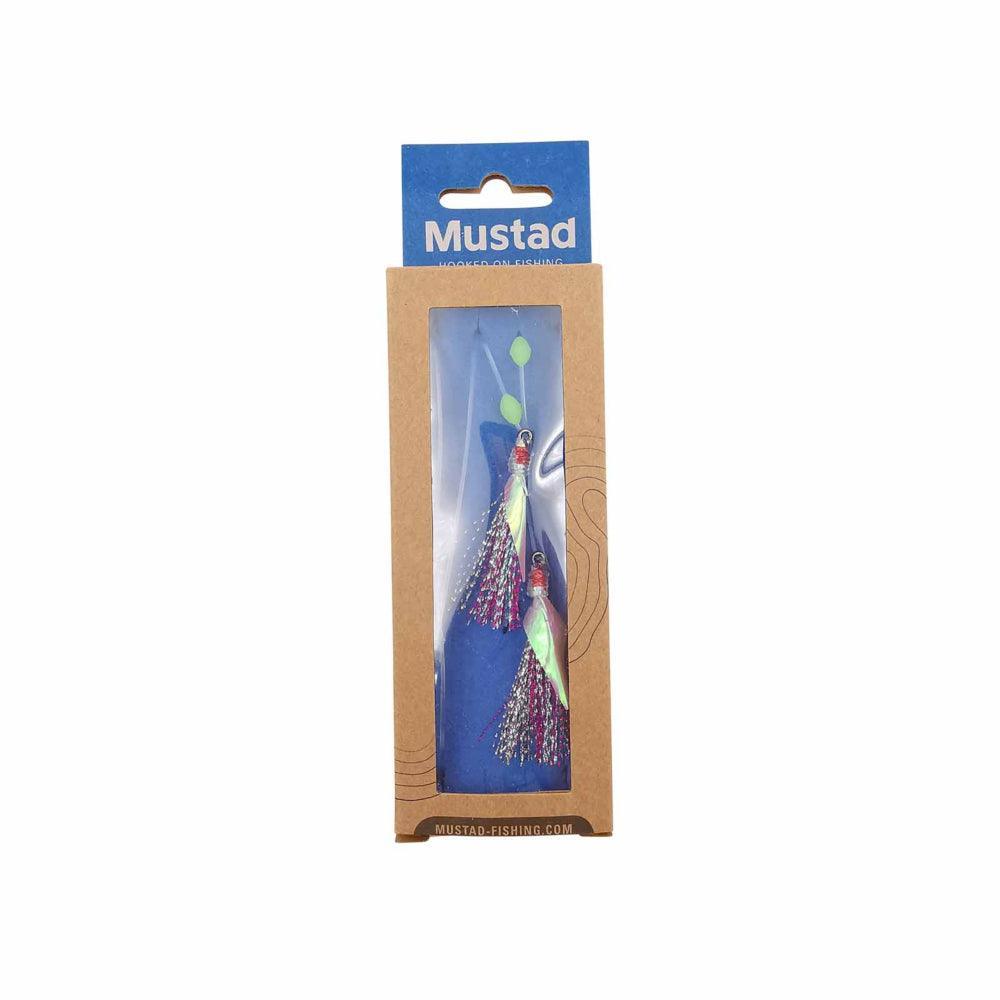 Mustad's UltraPoint® Penetrator Pink/Blue Flasher Rigs - ReelsDeal Fishing Sale NZ