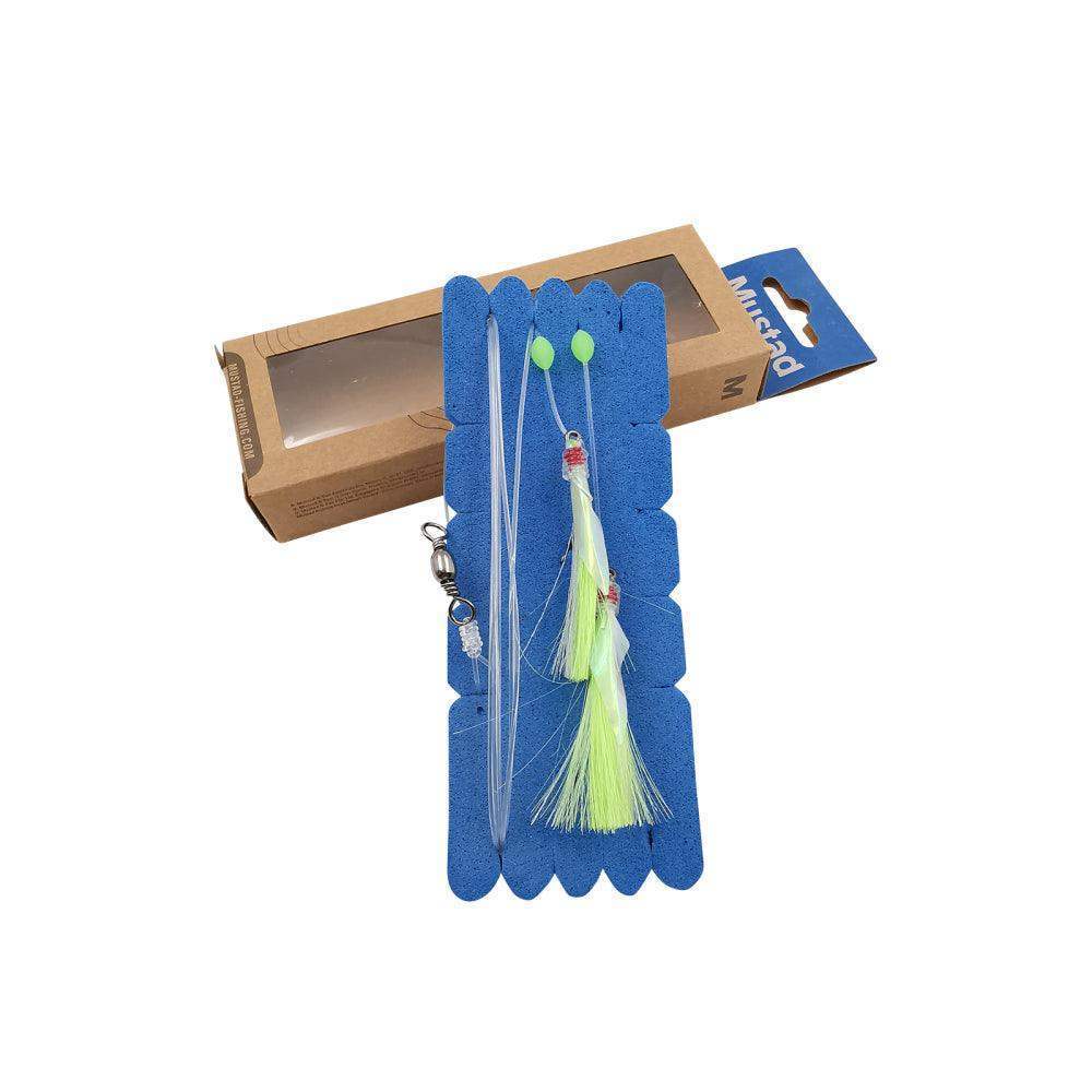 Mustad UltraPoint® Demon Lumo/Green Flasher Rig - ReelsDeal Fishing Sale NZ