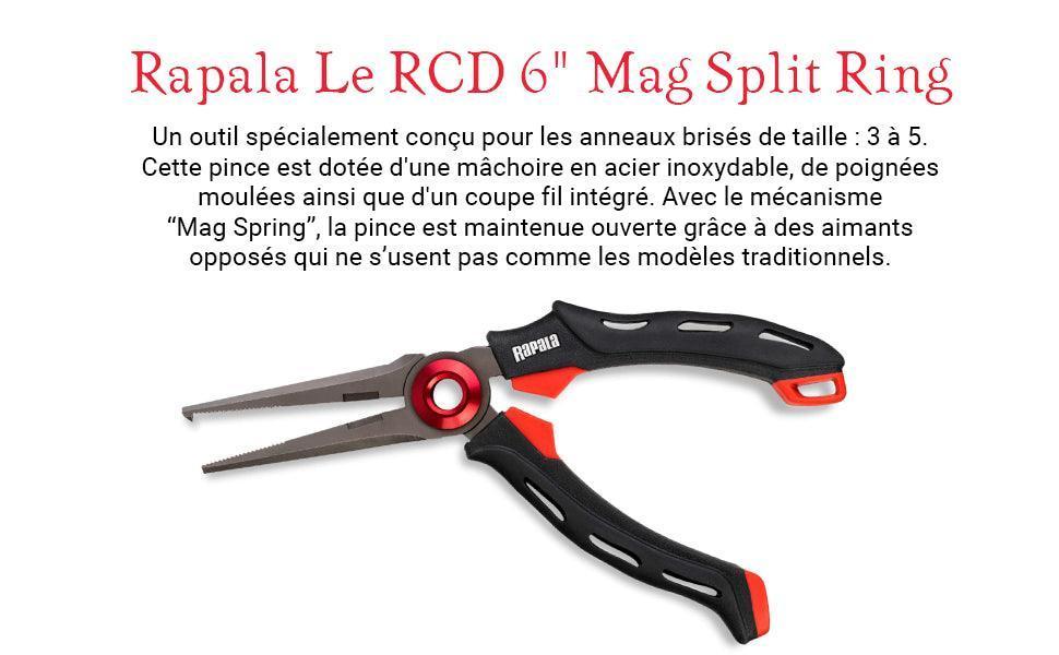 Rapala RCD 6inch Mag Spring Split Ring Plier - ReelsDeal Fishing Sale NZ