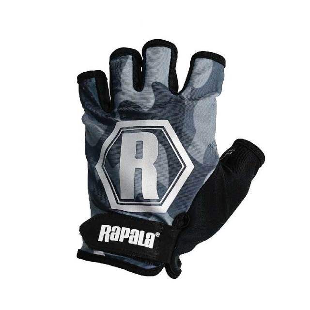 RAPALA Tactical Half Fingers Casting Fishing gloves L/XL - ReelsDeal Fishing Sale NZ