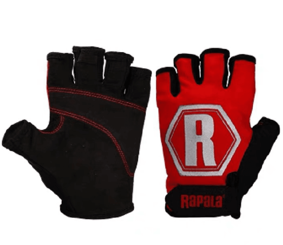 RAPALA Tactical Half Fingers Casting Fishing gloves L/XL - ReelsDeal Fishing Sale NZ