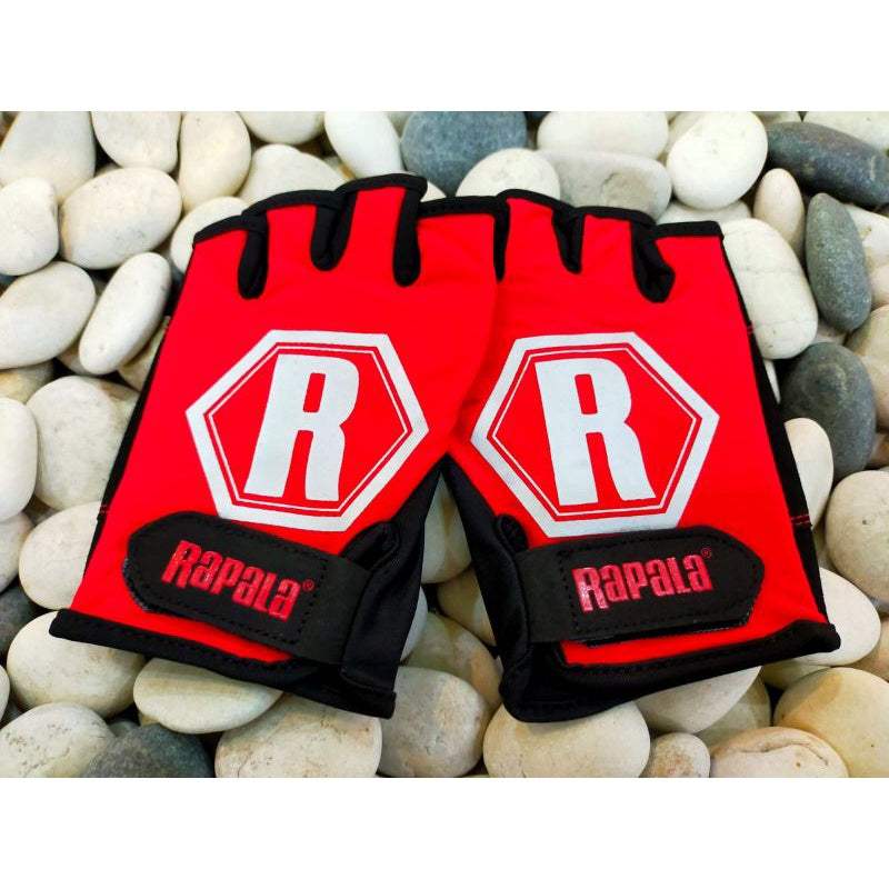 RAPALA Tactical Half Fingers Casting Fishing gloves L/XL - ReelsDeal Fishing Sale NZ