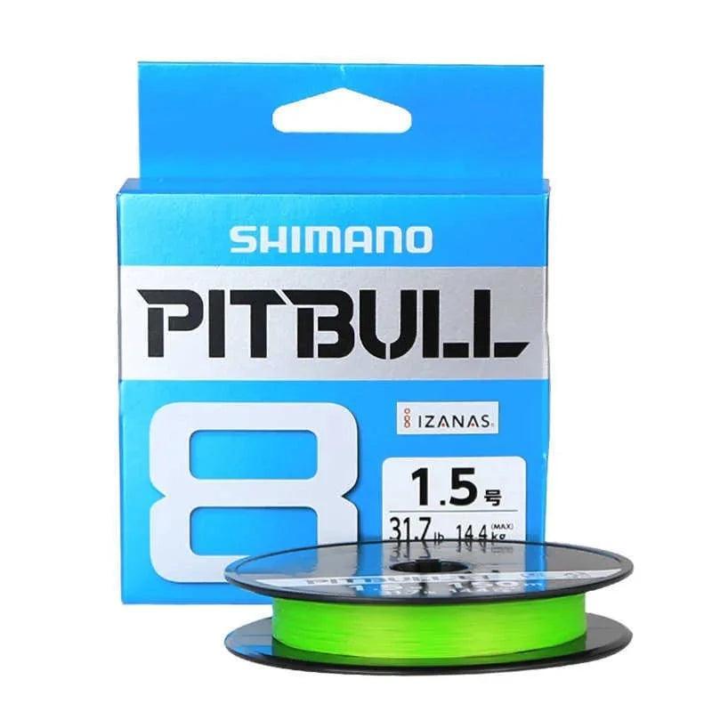 Shimano Pitbull 8 1.0# 22LB Braid 150m Green - ReelsDeal Fishing Sale NZ