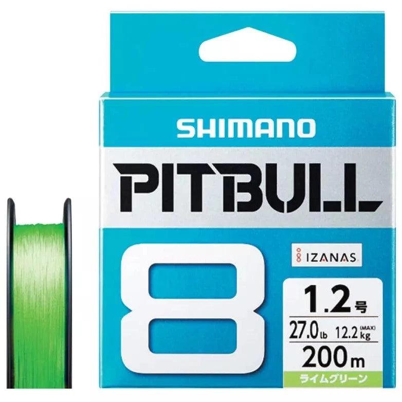 Shimano Pitbull 8 1.2# 27LB Braid 150m Green - ReelsDeal Fishing Sale NZ