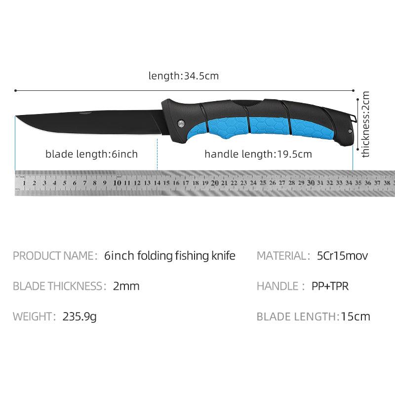 Stainless Steel Foldable Knife 6 inch - ReelsDeal Fishing Sale NZ