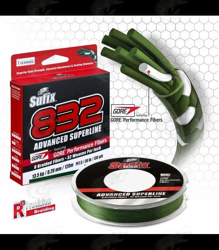 Sufix 832 Advanced Superline Braid MultiColor 300m - ReelsDeal Fishing Sale NZ