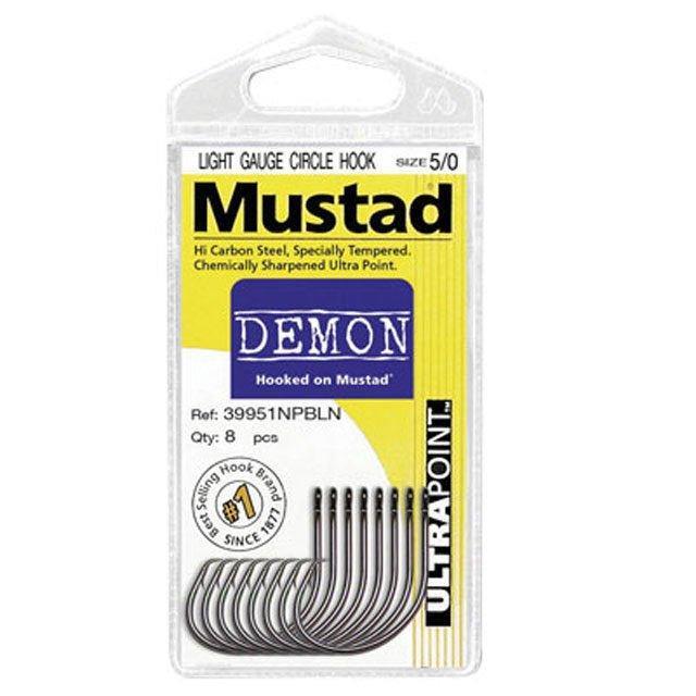 Mustad 39951 Demon Light Gauge Circle Hook - ReelsDeal Fishing Sale NZ